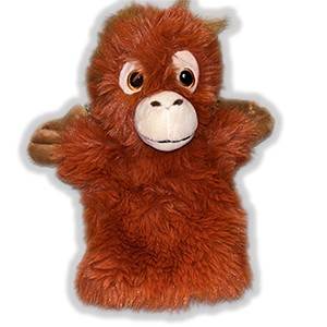 RE-PETS HAND PUPPET ORANGUTAN